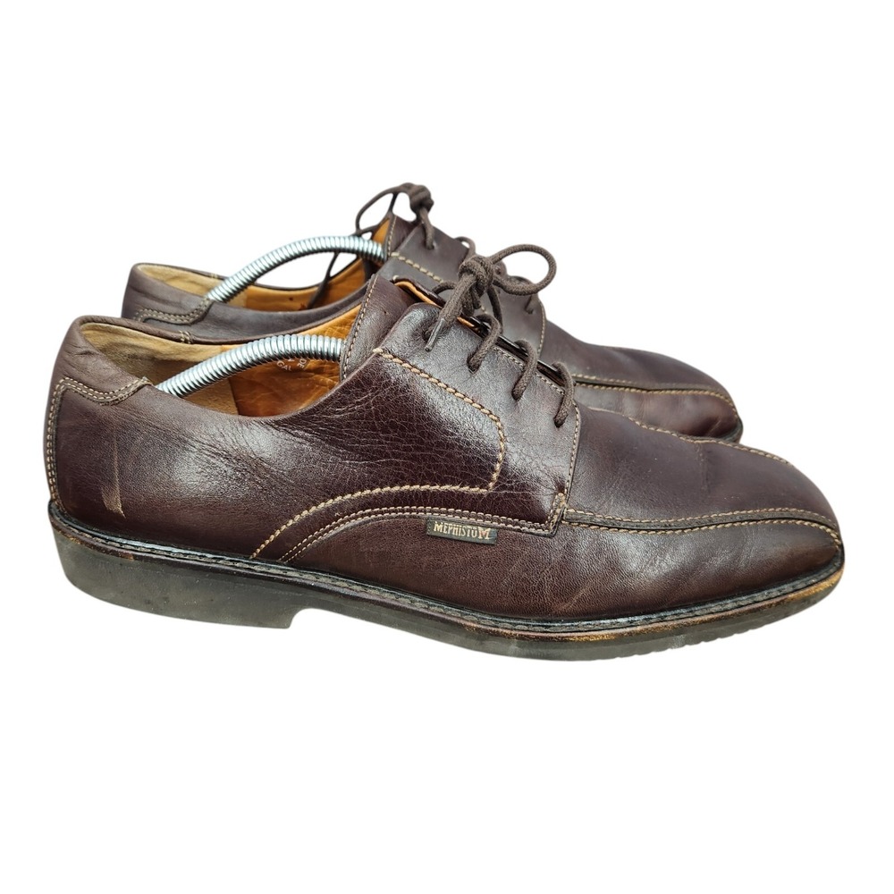 Mephisto Shoes Mens 11.5 Brown Leather Walking Oxford Derby‎ Comfort $429